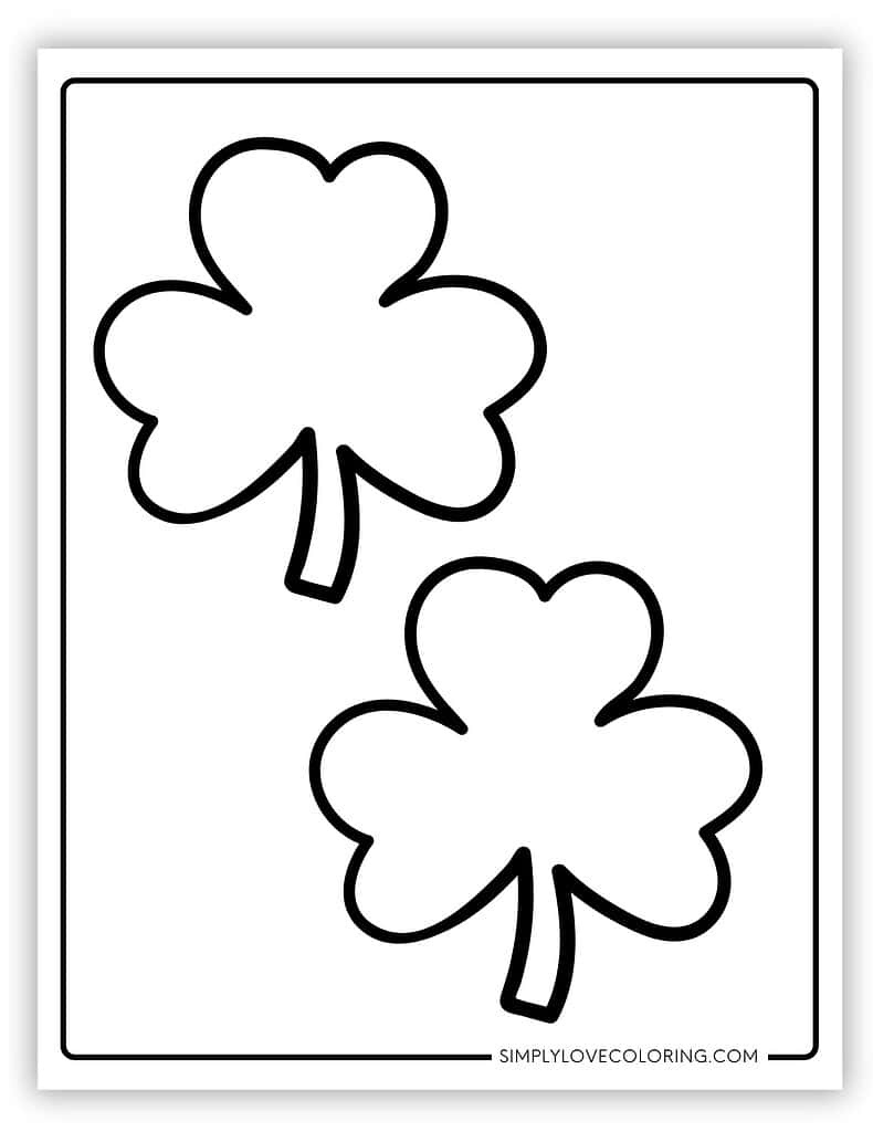 96 Shamrock Template Printables (Free Pdf Downloads) - Simply Love regarding Three Leaf Clover Printable Template