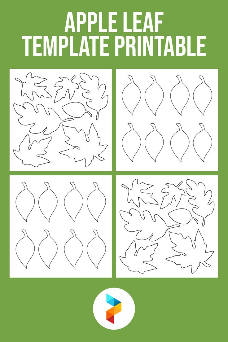 Apple Leaf Template - 10 Free Pdf Printables | Printablee for Apple Leaf Template Printable