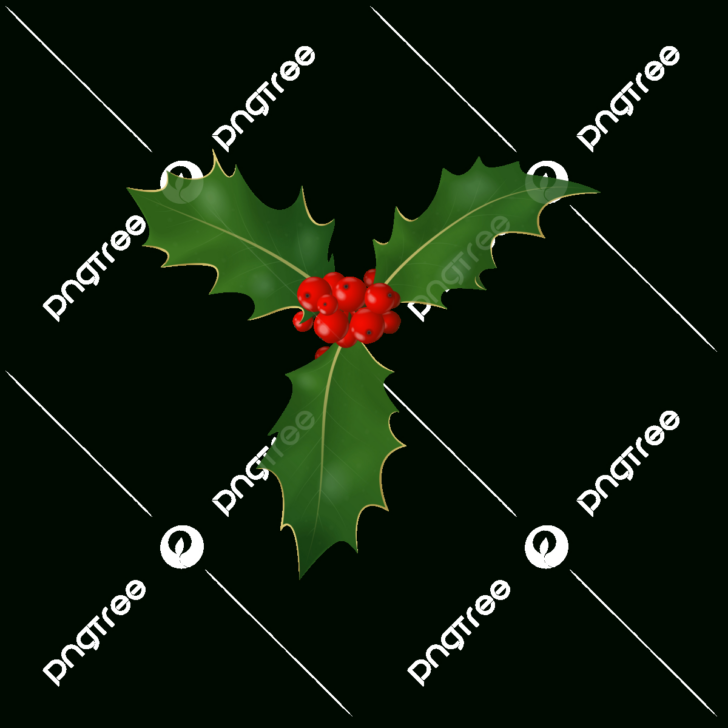 Green Christmas Leaves