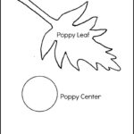 Coffee Filter Poppy Art Pertaining To Poppy Leaf Template Printable
