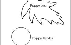 Coffee Filter Poppy Art pertaining to Poppy Leaf Template Printable
