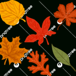 Cute Autumn Leaves Vector, Autumn Clipart, Leaves Clipart, Autumn For Fall Leaves Clip Art Free Printable