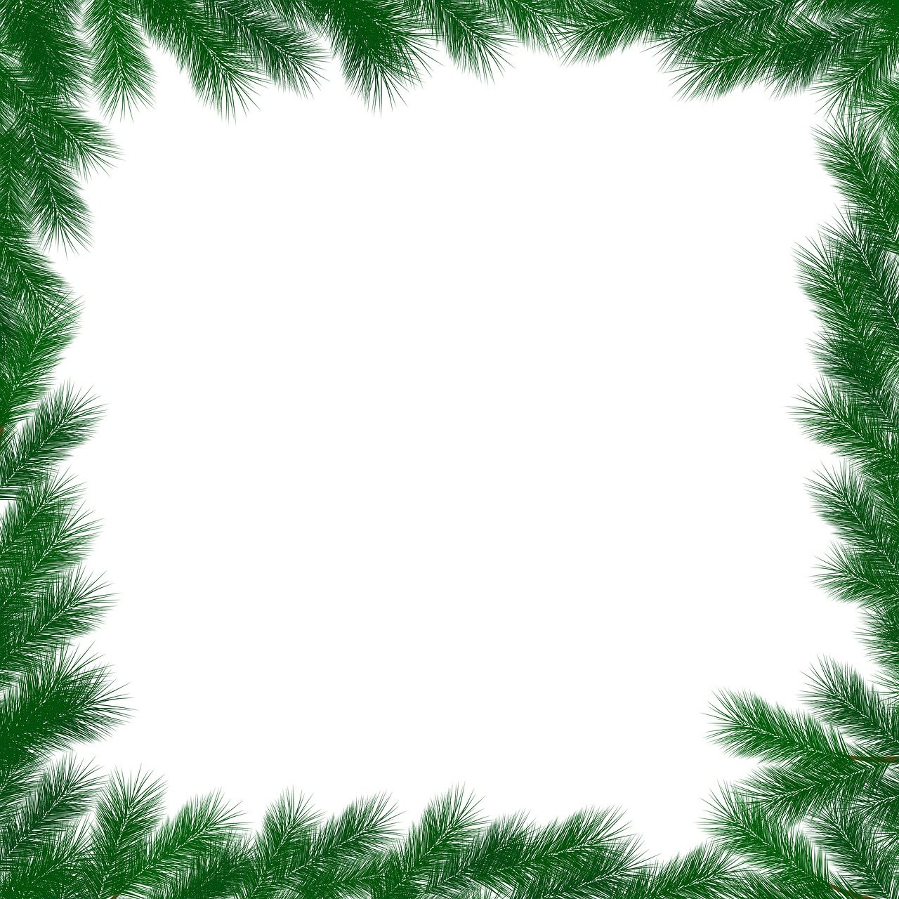 Download Christmas Leaves Border, Border, Pine Leaves. Royalty in Christmas Leaves Border