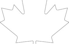 Downloadable Maple Leaf Template For Your Canada Day Crafts with Maple Leaf Printable Template