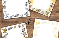 Fall Borders Free Printable Paper With Autumn Leaves - Hand pertaining to Free Printable Fall Leaves Borders