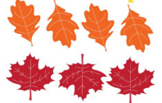 Fall Leaf Garland - Kiki &amp; Company for Printable Fall Leaves Template