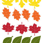 Fall Leaf Garland   Kiki & Company For Printable Fall Leaves To Cut Out
