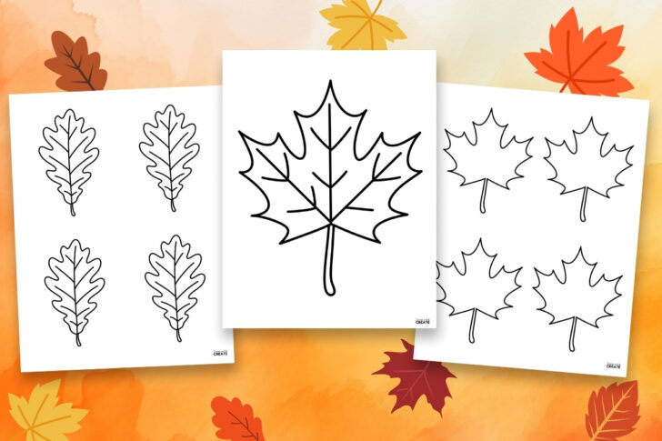 Printable Fall Leaf Templates Printable Fall Leaf Templates