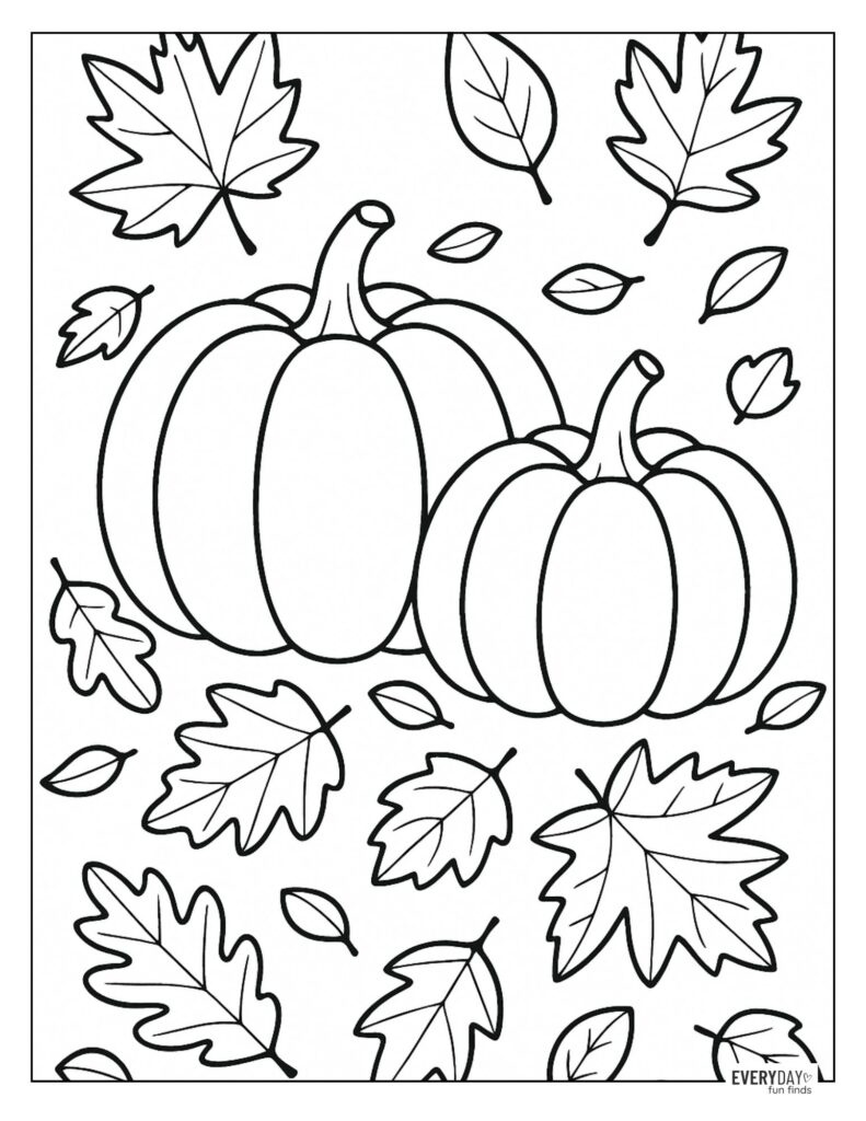 Fall Leaves Coloring Pages - Free Printables regarding Printable Fall Leaves Coloring Pages