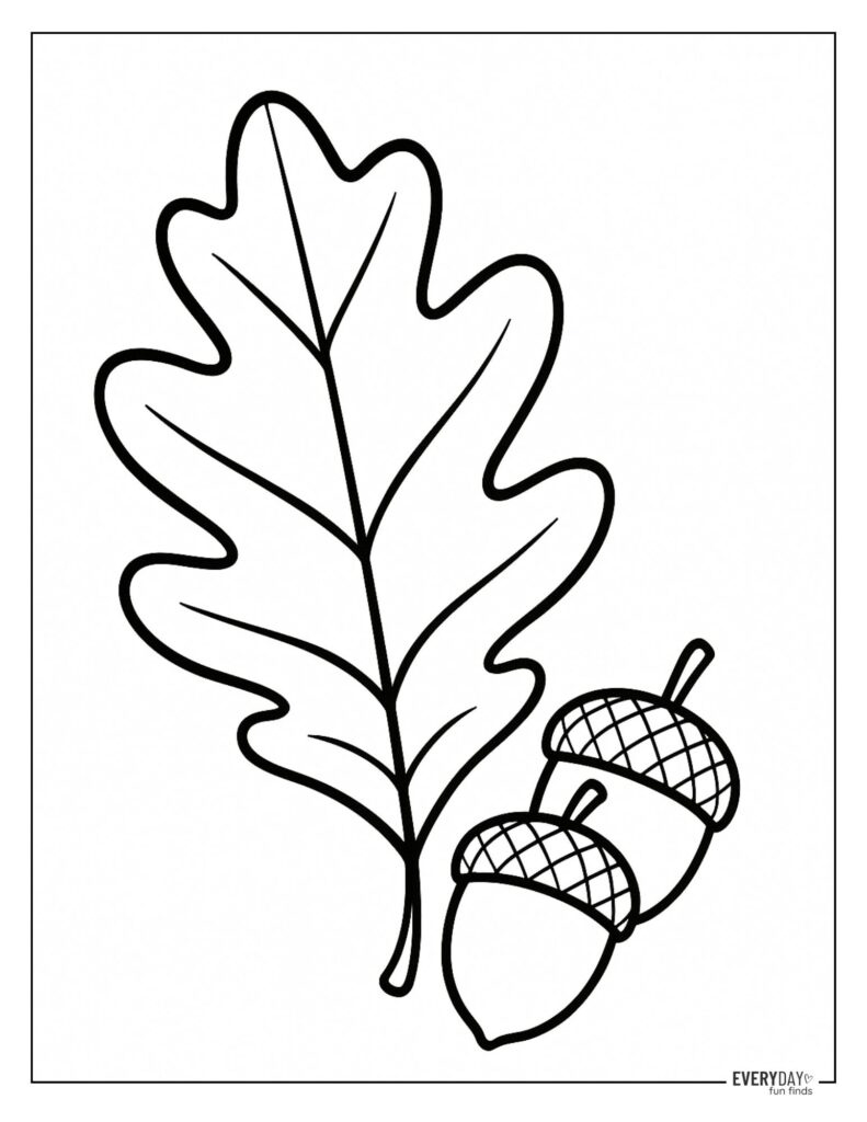 Fall Leaves Coloring Pages - Free Printables within Printable Fall Leaves Coloring Pages
