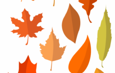 Fall Leaves Pattern Printable - Printable Party Favors with Printable Fall Leaf Template