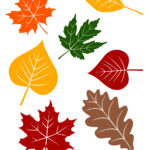 Fall Leaves Printable For Leaf Man Craft Regarding Free Printable Fall Pictures Autumn Leaves