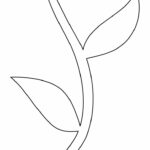Flower Stems   12 Free Pdf Printables | Printablee In Printable Flower Stem And Leaf Template