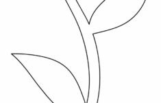 Flower Stems - 12 Free Pdf Printables | Printablee with Printable Stem And Leaf Template