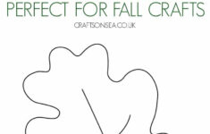 Free Leaf Template: Printable Pdf - Crafts On Sea throughout Free Leaf Printable Templates