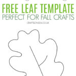 Free Leaf Template: Printable Pdf   Crafts On Sea Throughout Oak Leaf Printable Template