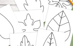 Free Leaf Templates &amp; Outlines: Tons Of Printables!! with regard to Leaf Template Printable Free Download
