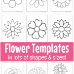 Free Printable Flower Templates For Crafts Pertaining To Free Printable Flower Leaf Template