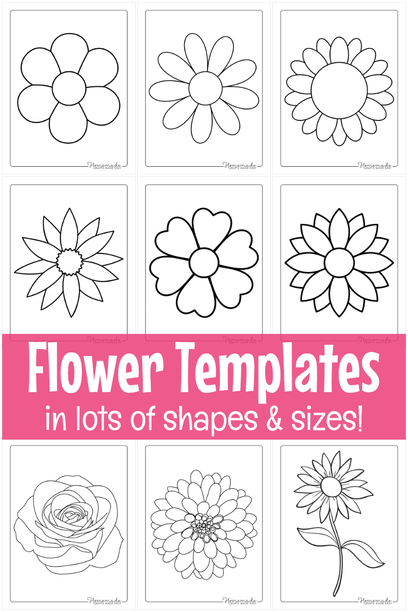 Free Printable Flower Templates For Crafts pertaining to Free Printable Flower Leaf Template
