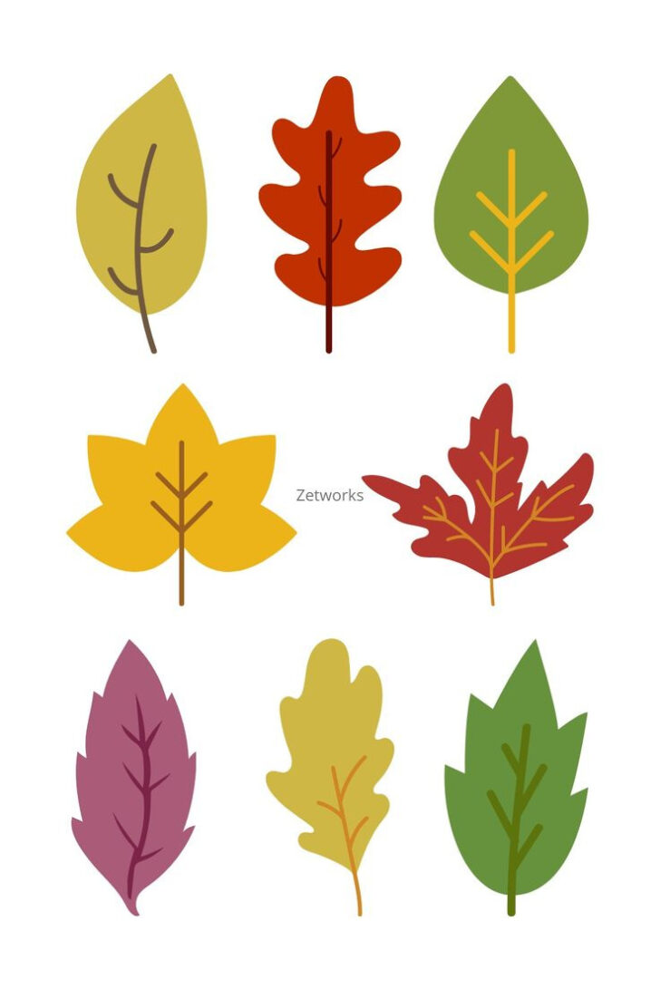 Printable Fall Leaves Clip Art