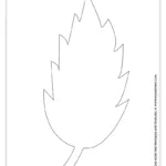Free Printable Leaf Template   3 Versions, 2 Sizes Each   Pjs And Intended For Large Printable Leaf Template