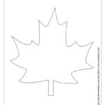 Free Printable Leaf Template   3 Versions, 2 Sizes Each   Pjs And Pertaining To Large Leaf Template Printable Free