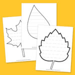 Free Printable Leaf Template Bundle For Fall In Leaf Writing Template Printable