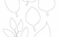 Free Printable Leaf Template inside Big Leaf Template Printable