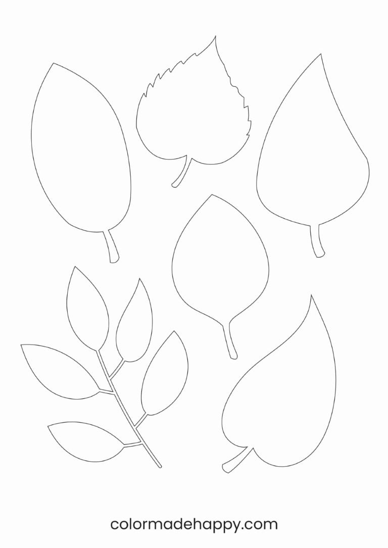 Free Printable Leaf Template inside Big Leaf Template Printable