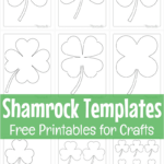 Free Printable Shamrock Templates   Small, Medium, Large With Regard To Free Printable 3 Leaf Clover Template
