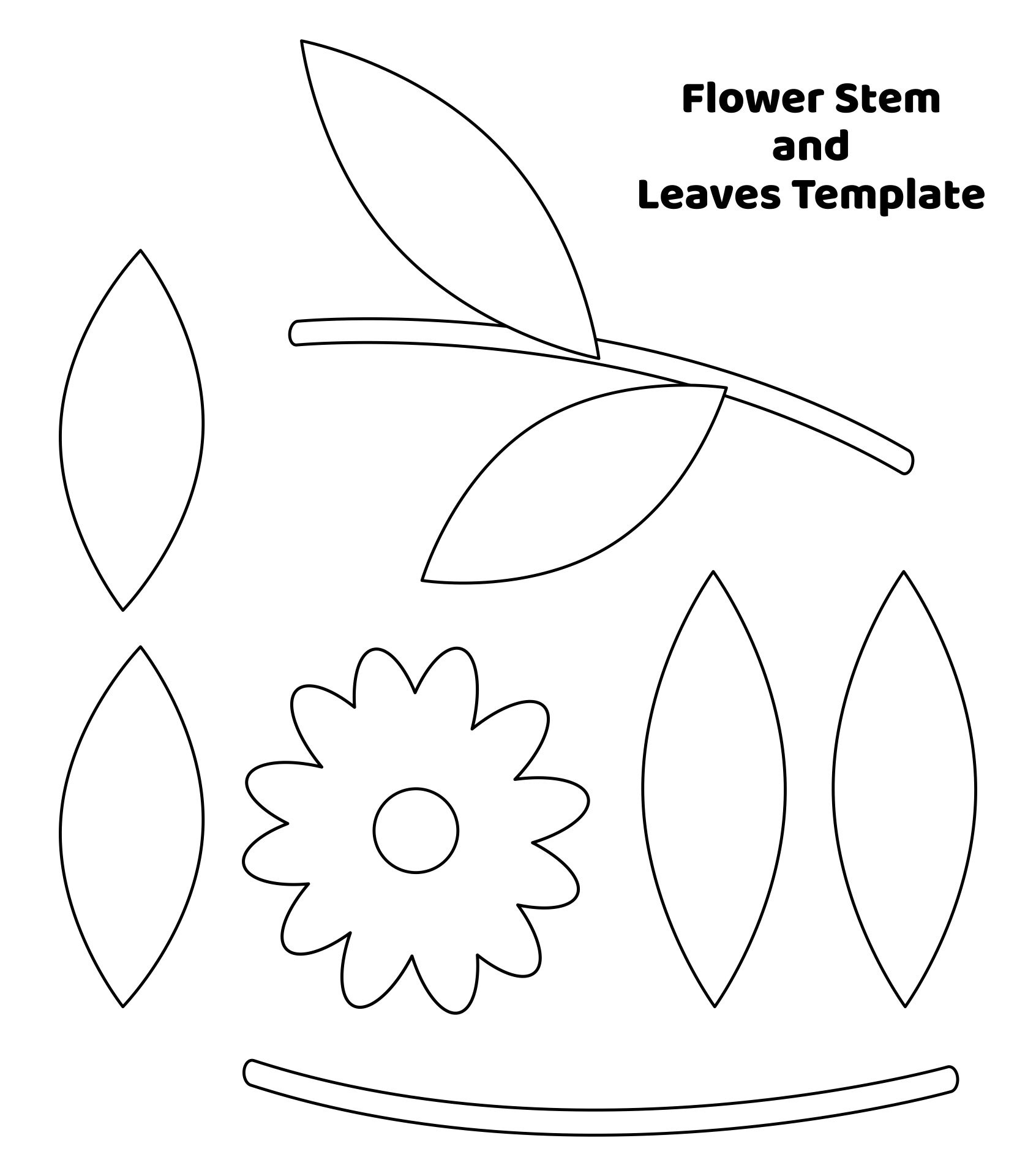 Free Printable Stem And Leaves, Download Free Printable Stem And with regard to Stem And Leaf Template Printable