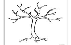 Free Printable Trees Without Leaves Template – 19 Pages ⋆ Love with regard to Printable Fall Tree Without Leaves