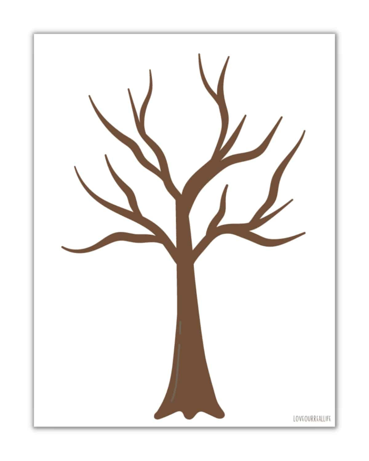 Free Printable Trees Without Leaves Template - 19 Pages throughout Printable Fall Tree Without Leaves