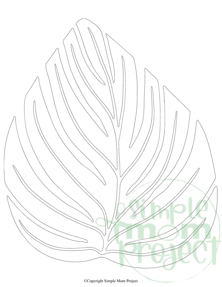 Palm Leaf Template Free Printable Palm Leaf Template Free Printable