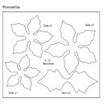 Holiday Poinsettia 3D Pen Tutorial   3Doodler Throughout Poinsettia Leaf Template Printable