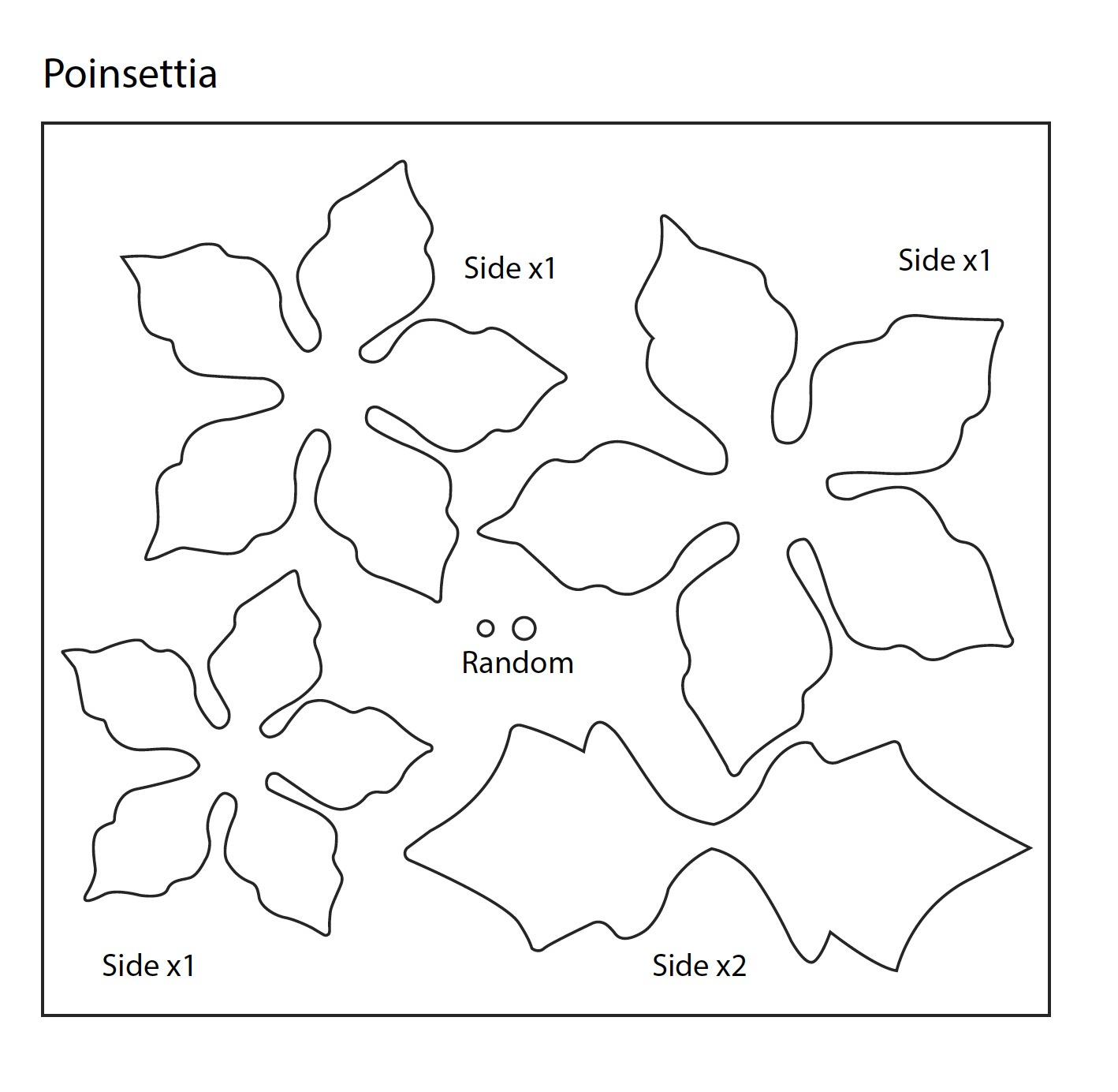 Holiday Poinsettia 3D Pen Tutorial - 3Doodler throughout Poinsettia Leaf Template Printable