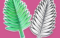 Hosanna Palm Leaf Craft For Palm Sunday – 10 Minutes Of Quality Time inside Palm Leaf Printable Template