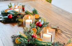 How To Dry Fruit And Preserve Leaves For Natural Christmas Decor in Christmas Leaves Decor
