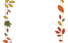Leaf Borders - 30 Free Printable Borders | Printabulls in Free Printable Fall Leaves Borders