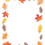 Leaf Borders   30 Free Printable Borders | Printabulls Throughout Free Printable Fall Leaves Borders
