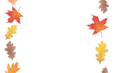 Leaf Borders - 30 Free Printable Borders | Printabulls throughout Free Printable Fall Leaves Borders