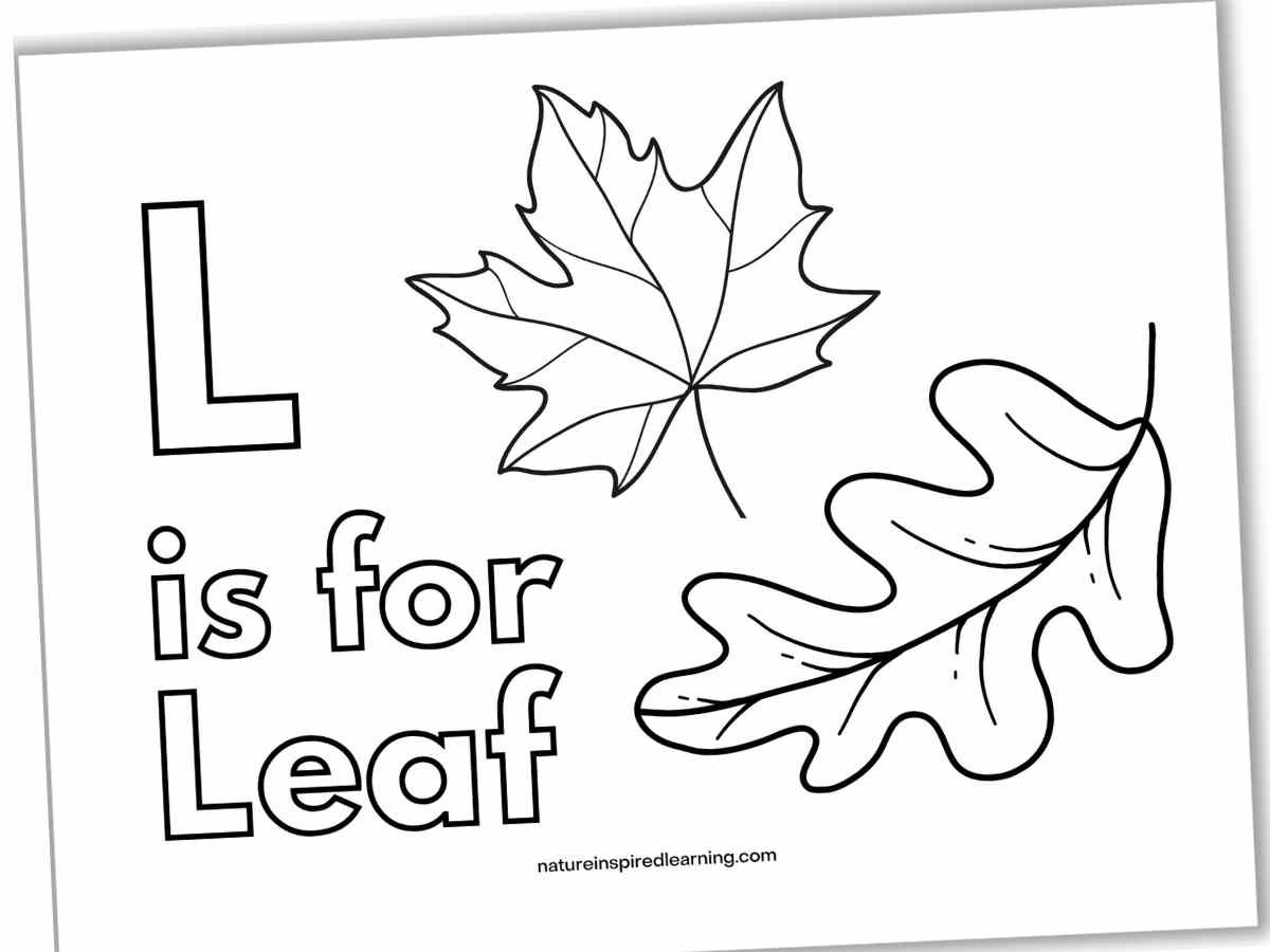 Leaf Coloring Pages - Nature Inspired Learning regarding Printable Fall Leaves Coloring Pages