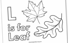Leaf Coloring Pages - Nature Inspired Learning within Printable Fall Leaves Coloring Pages