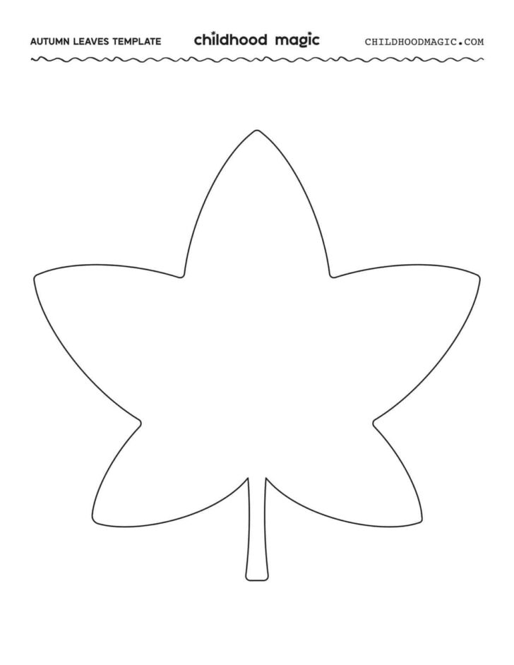 Maple Leaf Template Printable Free