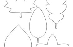 Leaf Outline - Childhood Magic with Leaf Template Printable