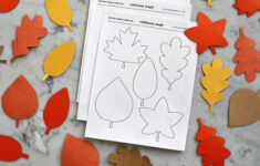 Leaf Outline - Childhood Magic within Autumn Leaf Template Free Printables