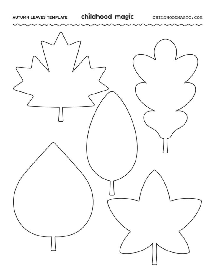 Leaf Templates Printable Free
