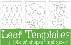Leaf Template | Free Printable Leaf Outlines For Kids pertaining to Printable Sunflower Leaf Template