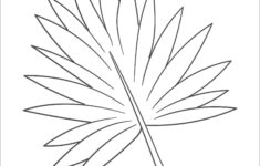 Leaf Template | Free Printable Leaf Outlines For Kids regarding Free Printable Palm Leaf Template