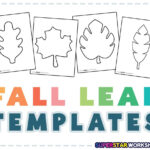 Leaf Template (Free Printables)   Superstar Worksheets Inside Printable Autumn Leaf Templates